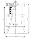 Insulator for 10 kV- SHTIZ-10A