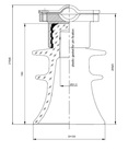 Insulator for 20 kV- SHTIZ-20A
